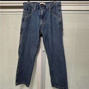 Levi Strauss 34x30 Signature Workwear Carpenter Jeans Men's Denim Utility Pants